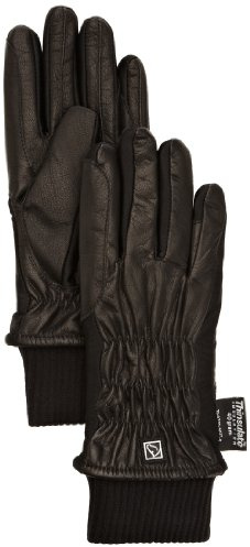 SSG Pro Show Leather Winter Riding Gloves Childs B/5 Black