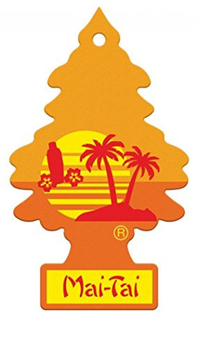 MAGIC TREE LITTLE TREE MAI-TAI FRAGRANCE CAR AIR FRESHENERS PACK OF 5