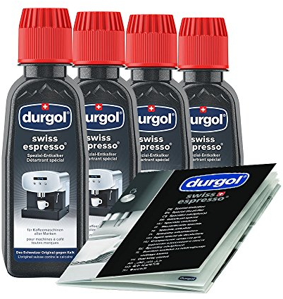 Tchibo Durgol Swiss espresso Decalcificante, confezione da 2) – 4 x 125ML per Cafissimo espresso Machinen