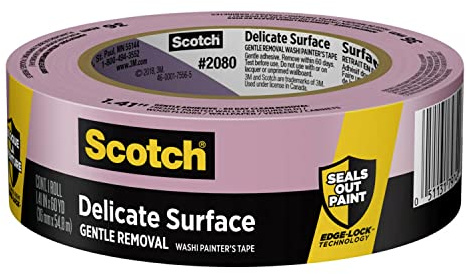 Scotch 3M 2080EL-36N 1-1/2 Safe-Release Painters Masking Tape