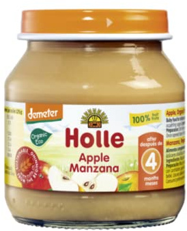 Holle - Potito 100% Manzana Holle 125 gr 4m+ - 582602