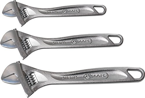 KS Tools 577.0399 CLASSIC Rollgabelschlüssel-Satz, verstellbar, 3-tlg.