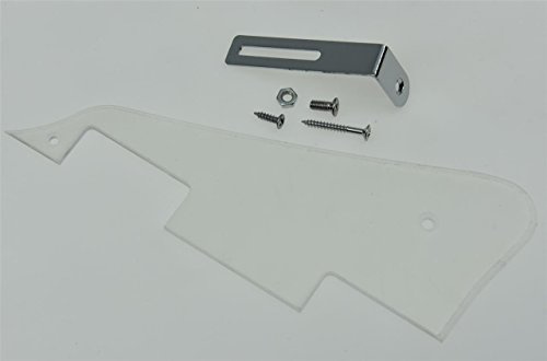 kaish transparent LP Gitarre Pickguard mit Chrom Halterung für Epiphone Les Paul