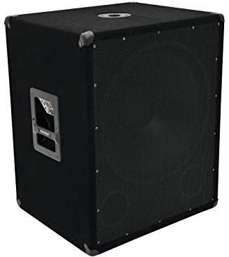 Omnitronic BX-1850 Subwoofer 1200W | 18 Subwoofer mit 1200 Watt Leistung | Druckvolle Bass-Unterstützung für alle Topteile
