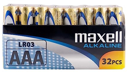 Packs 32 y 40 AAA AA Maxell (AAA, 32 Unidades)