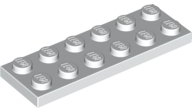8 LEGO Plate 2 x 6 White