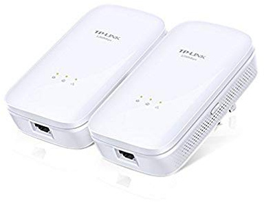 TP-Link TL-PA8010 KIT 1200 Mbit/s Powerline (1 x gigabit-port, 2 x 2 MIMO, Plug & Play, energisparande, kompatibel med alla vanliga Powerline-adapter), Vit