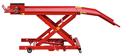 DEMA Motorrad Hebebühne – Werkstatt Hebebühne für Motorräder, Roller, ATVs, Montagehilfe, bis 360 kg, stabil und höhenverstellbar