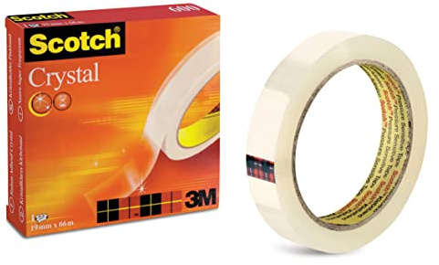 Scotch C6001933 tejp kristall (transparent, 19 mm x 33 m)