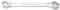 Unior 9612708 Chiave ad Anello Aperto, 24 x 27 mm