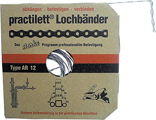 Simpson Lochband practilett 16 x 0,8 x 10m schwarz