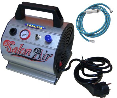Mini AIRBRUSH Aérographe compresseur avec cuve Fengda® AS-176