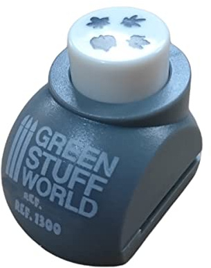Green Stuff World Miniature Leaf Punch Grey 1300