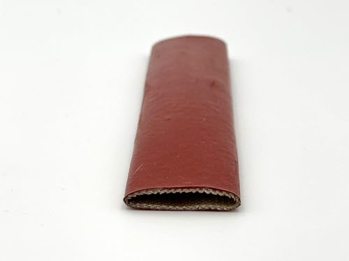 Guaina protezione tubi vano motore Auto. Resistenza calore raggi UV olio benzina, Colore ROSSO, diametro disponibile da 1 mm a 25 mm, venduto al metro (ID 22 mm)