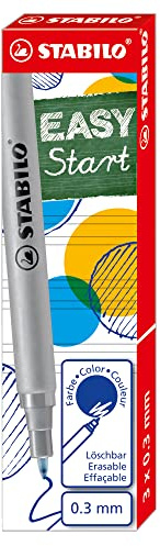 STABILO EASYoriginal Tintenroller + Refill Fine blau – 3 Stück