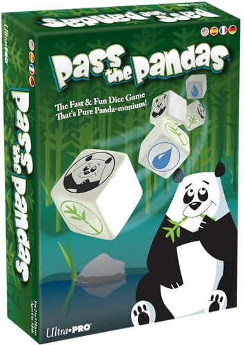 Pass The Pandas - Family-friendly activity, dice rolling game, fun party option, kids' dice game, board game for kids, strategy play, fast-paced fun