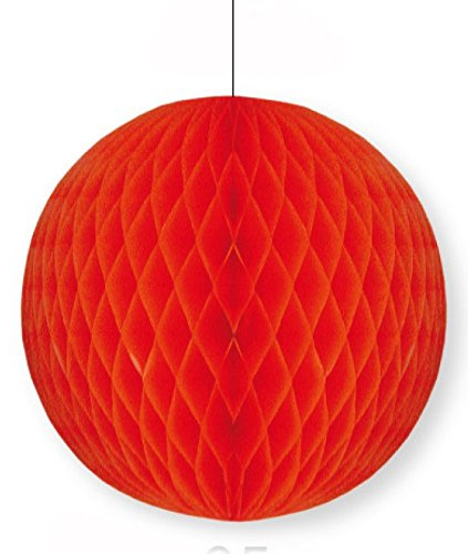 Everflag Maxi Wabenball Rot 50 cm, schwer entflammbar