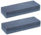 2 x CrazyGadget® Aluminium Oxide Double Sided Fine Medium Grit Combination Sharpening Whetstone Stone for Knife