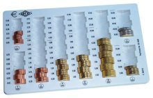 2 X WEDO Geld-Zählbrett lgrau 263X161X631M ECO I 160658037