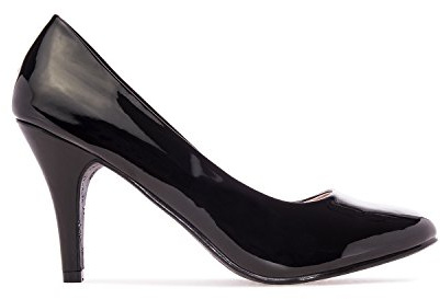 Andrés Machado - Élégants Escarpins rétro pour Femme/Adolescent pour l´été et l´Hiver - AM422 - Bout Arrondi - Talons Moyens Fins - Tailles 32 à 46 EU