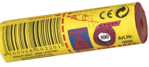 NET TOYS 100 Schuss Papier Munition Zündplättchen Amorces Bänder Gun Caps Streifenmunition