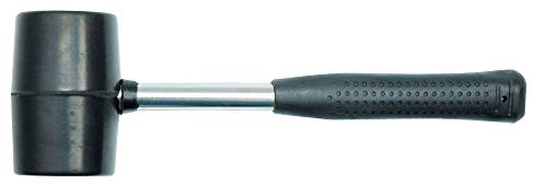 VOREL 33557 - Maillet en caoutchouc TUV/GS manche en acier 410 g