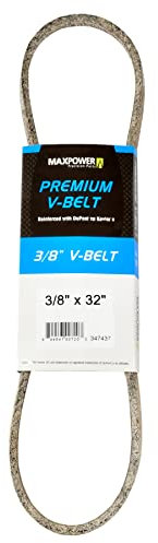 MAXPOWER | Courroies 347437, renforcé au kevlar, 3/8'' x 32'' - 3L320 - longueur extérieure L(a) 810 mm