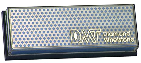 DMT W6CP 6-Inch Diamond Whetstone Sharpener - Coarse With Plastic Box , Grey