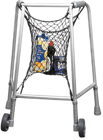 Homecraft Net Bag for Walking frames and Rollers, Large Easy Clip On Carrying Bag attachment for Walkers, Mobility Aid for Elderly, Disabled and Handicapped Users