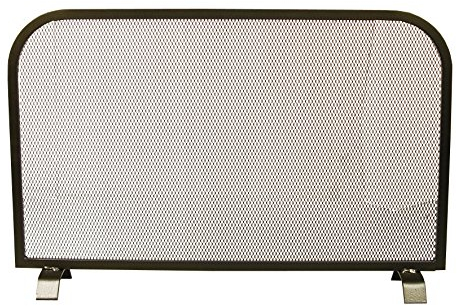 Imex El Zorro 12201-N - Griglia di protezione antincendio, 66,5 x 40 cm, dalla base, 43 cm, colore: Nero