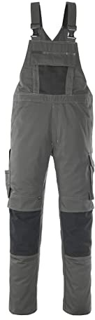Mascot Unisex Lowell Latzhose Leipzig Größe L82cm C50 in anthrazit schwarz, Anthrazit/Schwarz, L82cm C50 EU