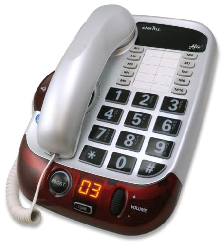 Clarity Alto 54005.001 Digital Extra Loud Big Button Speakerphone