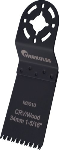 Herkules M5010-10 10-er Pack Japan Verzahnung CV Präzisions Sägeblatter für Holz, für Multischleifer - Maße: L=50 B=34,1 T=0,65 ZpZ=14 - Für Material/Merkmale: Holz, Spanpl., Kunststoff, Japan Zahnung