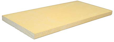 Schamottplatte 40 x 20 x 4 cm Schamottstein Schamott Schamotte Kamin Kaminofen