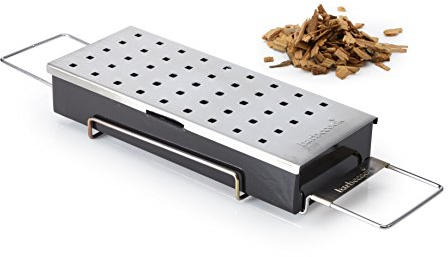 Barbecook Box per Affumicatore Universale, Accessori Barbecue, Affumicatore, Affumicatore bbq, Affumicatore da Cucina, Copertura in Acciaio Inox Argento 95 x 40 x 232 cm