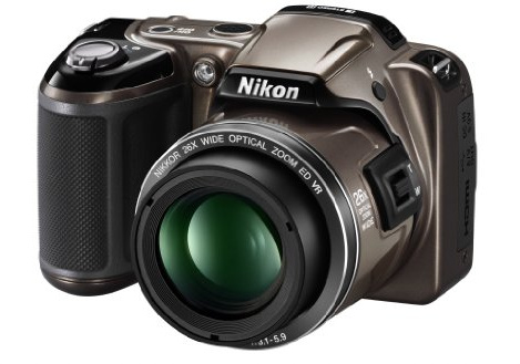 Nikon Coolpix L810 Appareil photo numérique compact 16,4 Mpix Ecran 3 Zoom optique 26x Marron