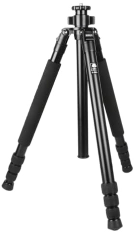 SIRUI R-2004 Reporter Studio-Dreibeinstativ (Alu, Höhe: 163cm, Gewicht: 1,68kg, Belastbarkeit: 15kg) mit Tasche und Gurt
