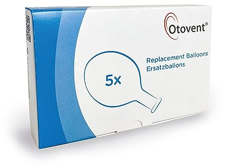 OTOVENT System Ersatzballons 5 St Nasenballon zur Behandlung bei Mittelohrdruck, Druckausgleich Ohrstöpsel Flugzeug Luftmembrane