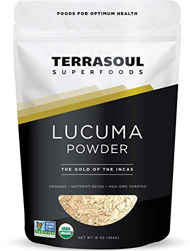 Terrasoul Superfoods Organic Lucuma Powder, 16 Oz - Sugar Substitute