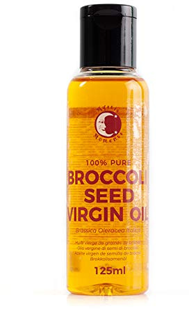 Mystic Moments | Olio vettore di semi di broccoli vergini | 250ml | Olio vettore di semi di broccoli vergini per pelle, capelli, massaggio e formule cosmetiche.