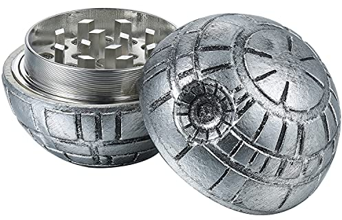 Grinder Especias 2 inch, Spespo Molinillo de Hierbas, Especias en Hogar metalico, Hecho de Duradero Aleación de Zinc, Caja de regalo negra