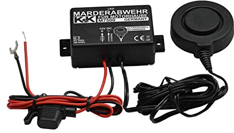 K&K M7500 - Das BEIDSEITIGE Marderabwehrgerät: Marderabwehr Ultraschall Ultraschallabgabe nach innen und außen