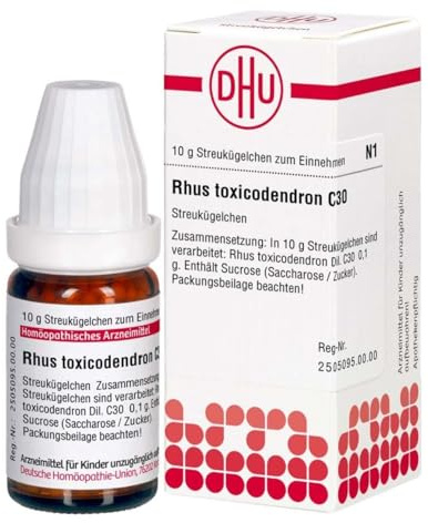 DHU Rhus toxicodendron C30 Streukügelchen, 10 g Globuli