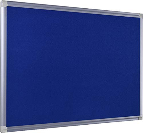 Bi-Office Ny generation, anslagstavla med aluminiumram, 90 x 60 cm, blå