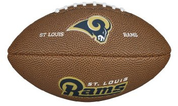 WILSON NFL Saint Louis Rams NFL Mini Team Logo Football-Saint Louis Rams