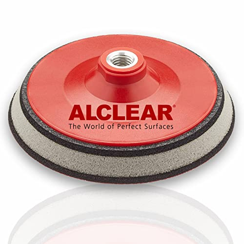 ALCLEAR Disco de Apoyo Profesional Sandwich Ø 123 mm, Rojo