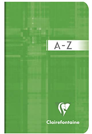 Clairefontaine 63599AMZC - Set mit 2 Vokabelheften, 48 Blatt, 9 x 14cm, 90g, kariert, 1 Set, farbig sortiert