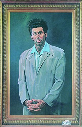 Close Up Seinfeld Poster Cosmo Kramer (Michael Richards) (61cm x 91,5cm) + 2 St. Schwarze Posterleisten mit Aufhängung