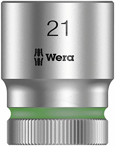 Wera 05003612001 Llave de Vaso con Arrastre, 1/2, 21 mm