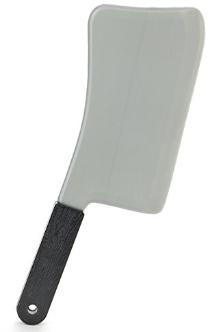 Machette boucher en plastique 25 cm - Argenté/gris - Taille Unique